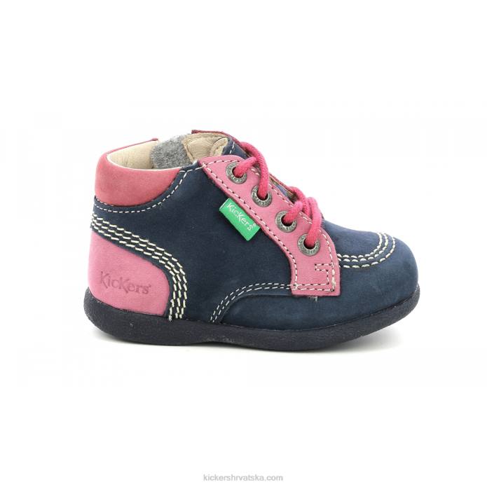 babystan zip mornarsko ružičasta trobojnica djeca Kickers22XJ923
