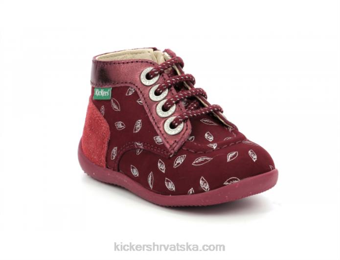 bonzip-2 bordo print djeca Kickers22XJ770