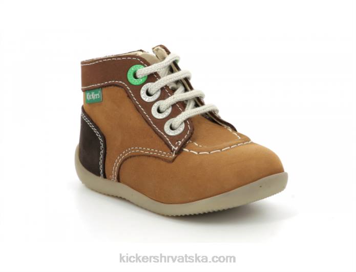 bonzip-2 kamel smeđa trobojnica djeca Kickers22XJ780