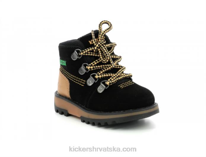kicknature crna žuta djeca Kickers22XJ815