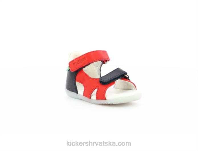 binsia-2 tamnocrvena bijela djeca Kickers22XJ761