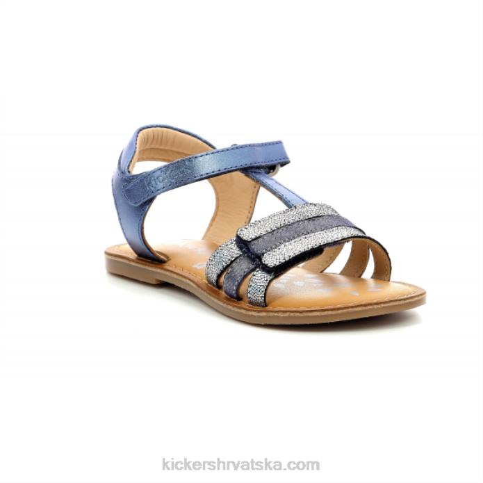 diamanto tamno plava metalizirana djeca Kickers22XJ636