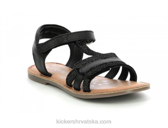 dijamantno sjajno crno djeca Kickers22XJ499