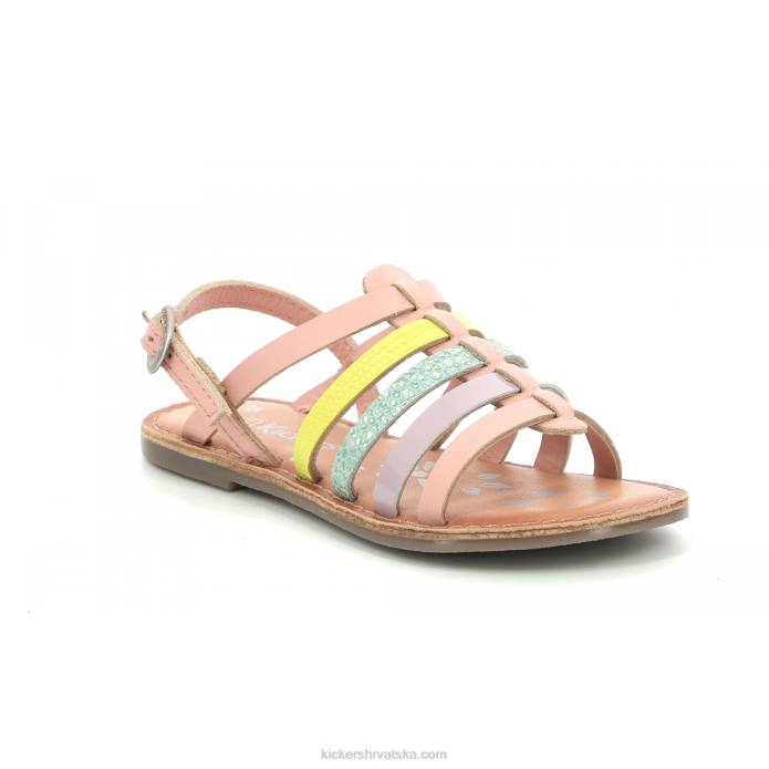 dixon ružičasta žuta ljubičasta zelena djeca Kickers22XJ421
