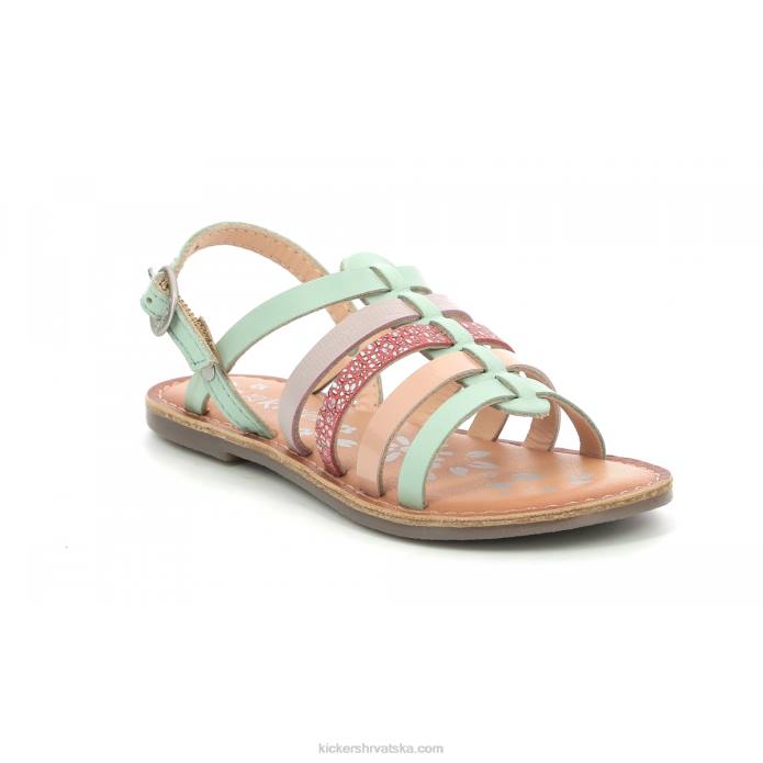 dixon svijetlo zelena ružičasto ljubičasta djeca Kickers22XJ422