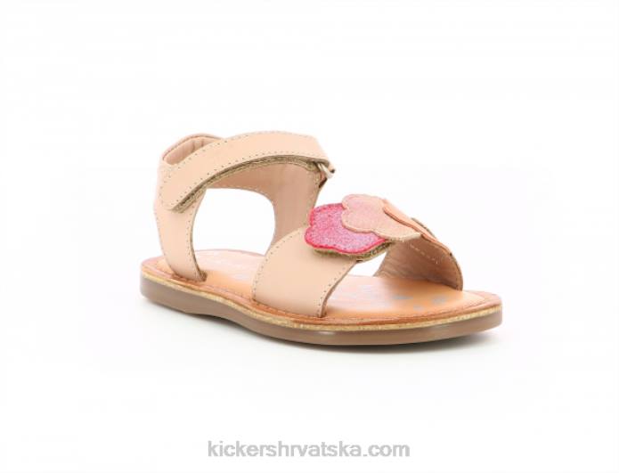 dyastar svijetlo ružičasto metalizirano djeca Kickers22XJ475