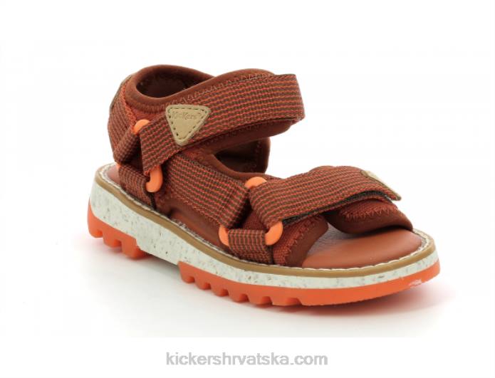 kickclock smeđa narančasta djeca Kickers22XJ500