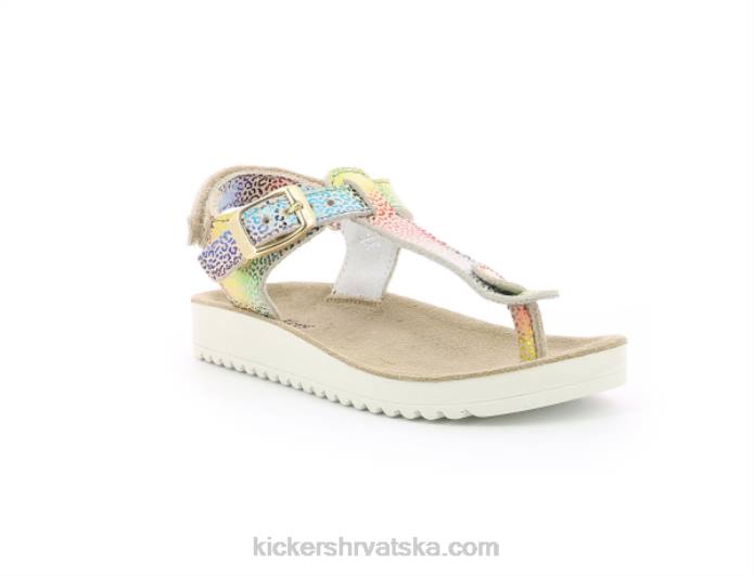 odysse bež višebojni leopard djeca Kickers22XJ747