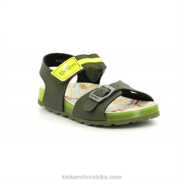 sostreet kaki žuti surf djeca Kickers22XJ573