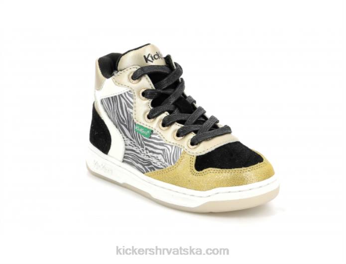 kicklax žuta crna zebra djeca Kickers22XJ944