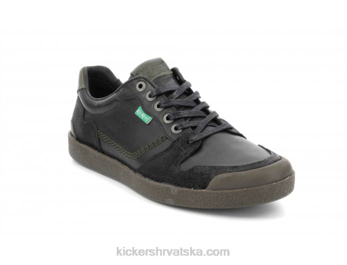kick trigolo crni kaki muškarci Kickers22XJ320