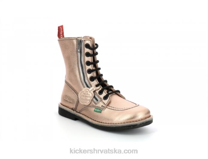 meetickzip zlatno ružičasta žene Kickers22XJ290