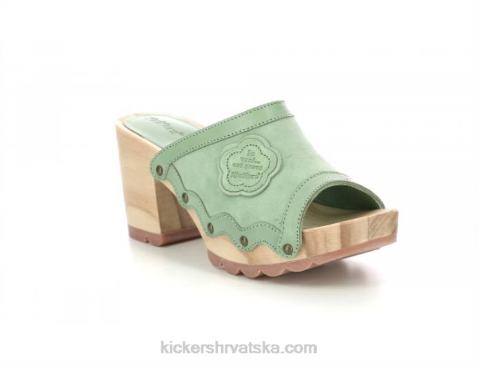 kick woodstok zelena metvica žene Kickers22XJ7