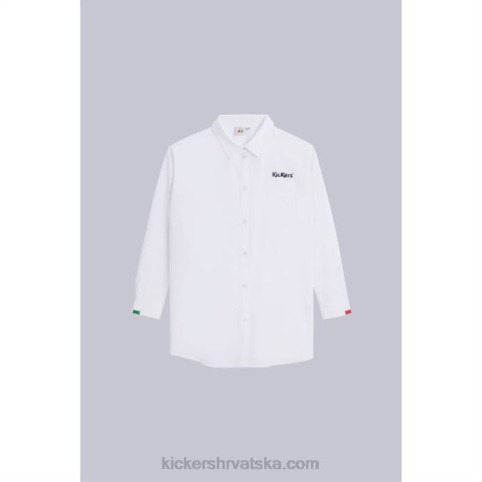 haljina košulja bijela uniseks Kickers22XJ1049